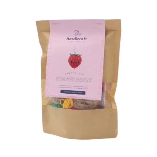 haakpakket inhoud aardbei tashanger