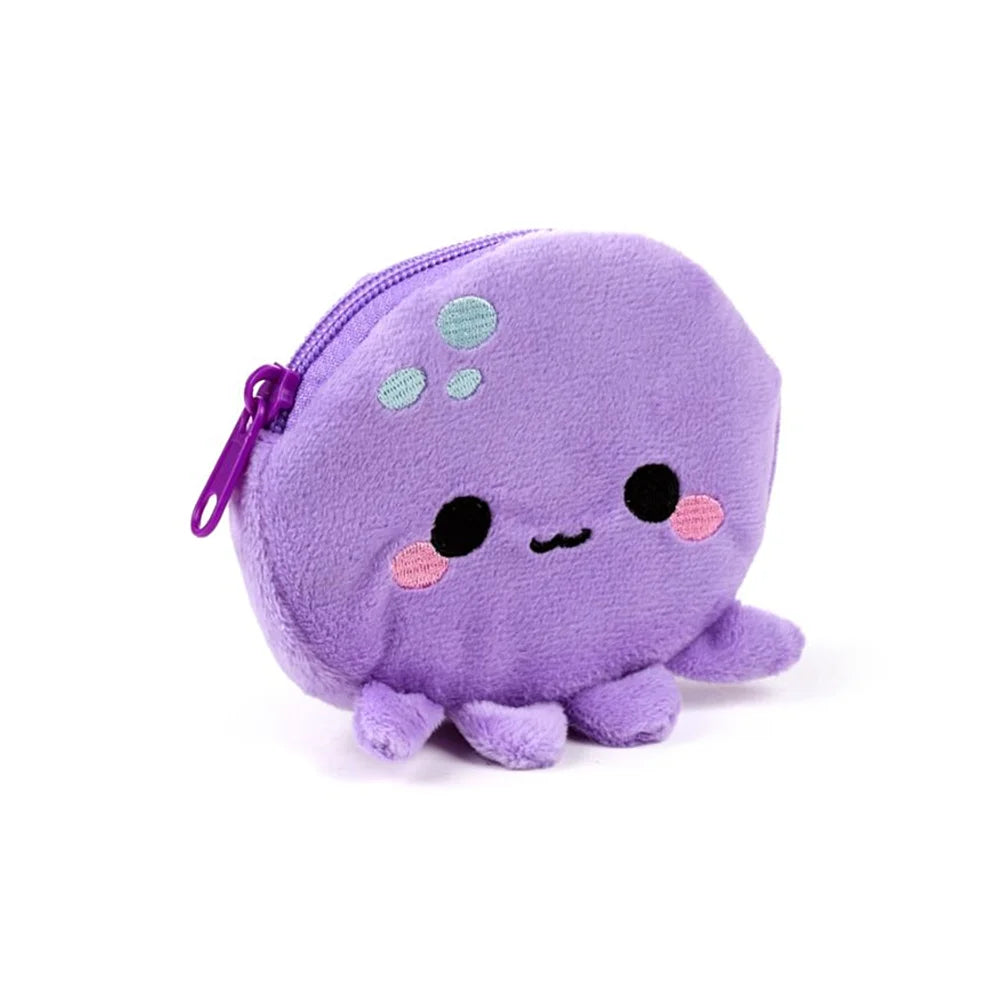 kawaii octopus portemonneetje met bol hoofdje 🐙