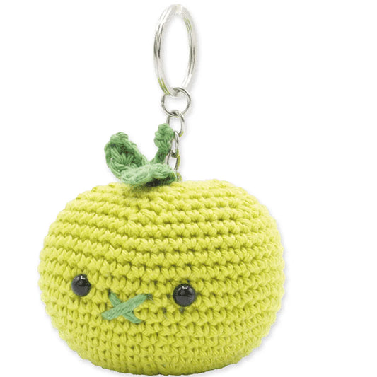 kawaii appeltje tashanger gehaakt