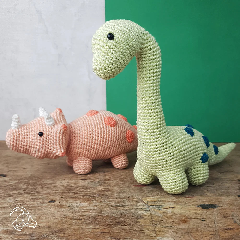 gehaakte kawaii dino als perfect handgemaakt cadeau