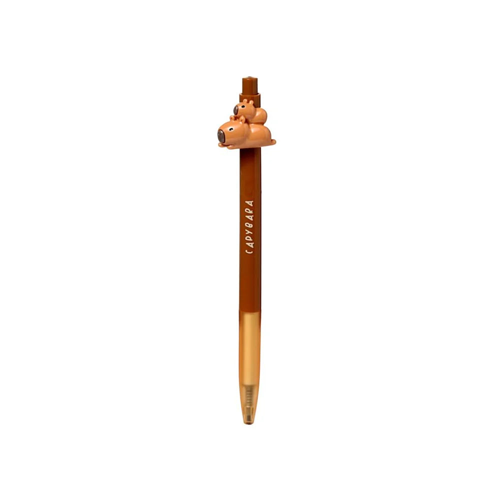 capibara bovenop pastel oneindig potlood