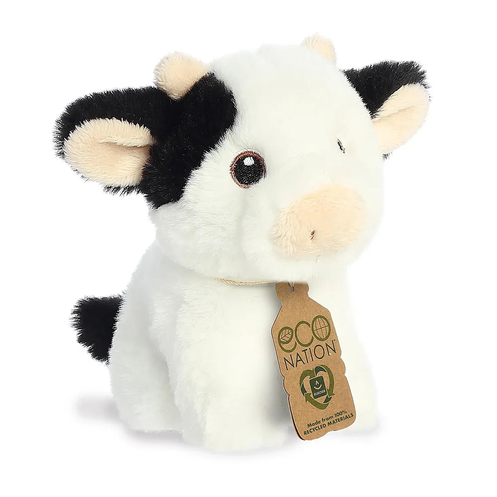 Eco Nation | Koe | knuffel 13 cm