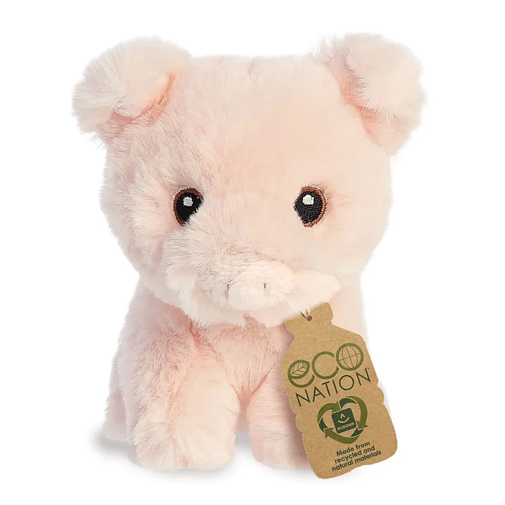 Eco Nation | Varkentje | knuffel 13 cm