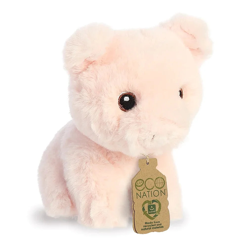 Eco Nation | Varkentje | knuffel 13 cm