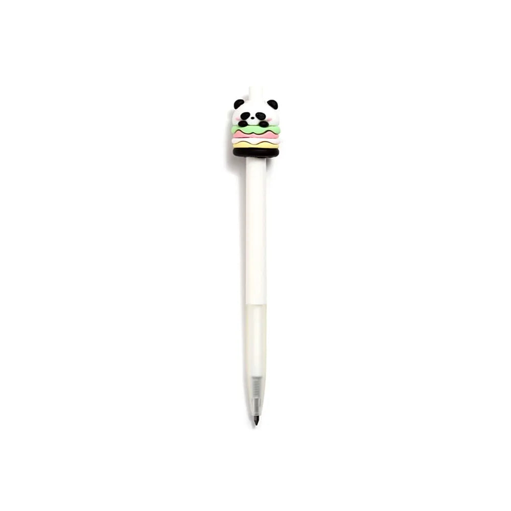 kawaii oneindig potlood met panda in hamburger topper