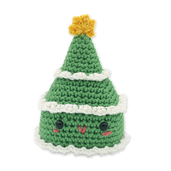 vrolijk gehaakt kerstboompje creatie
