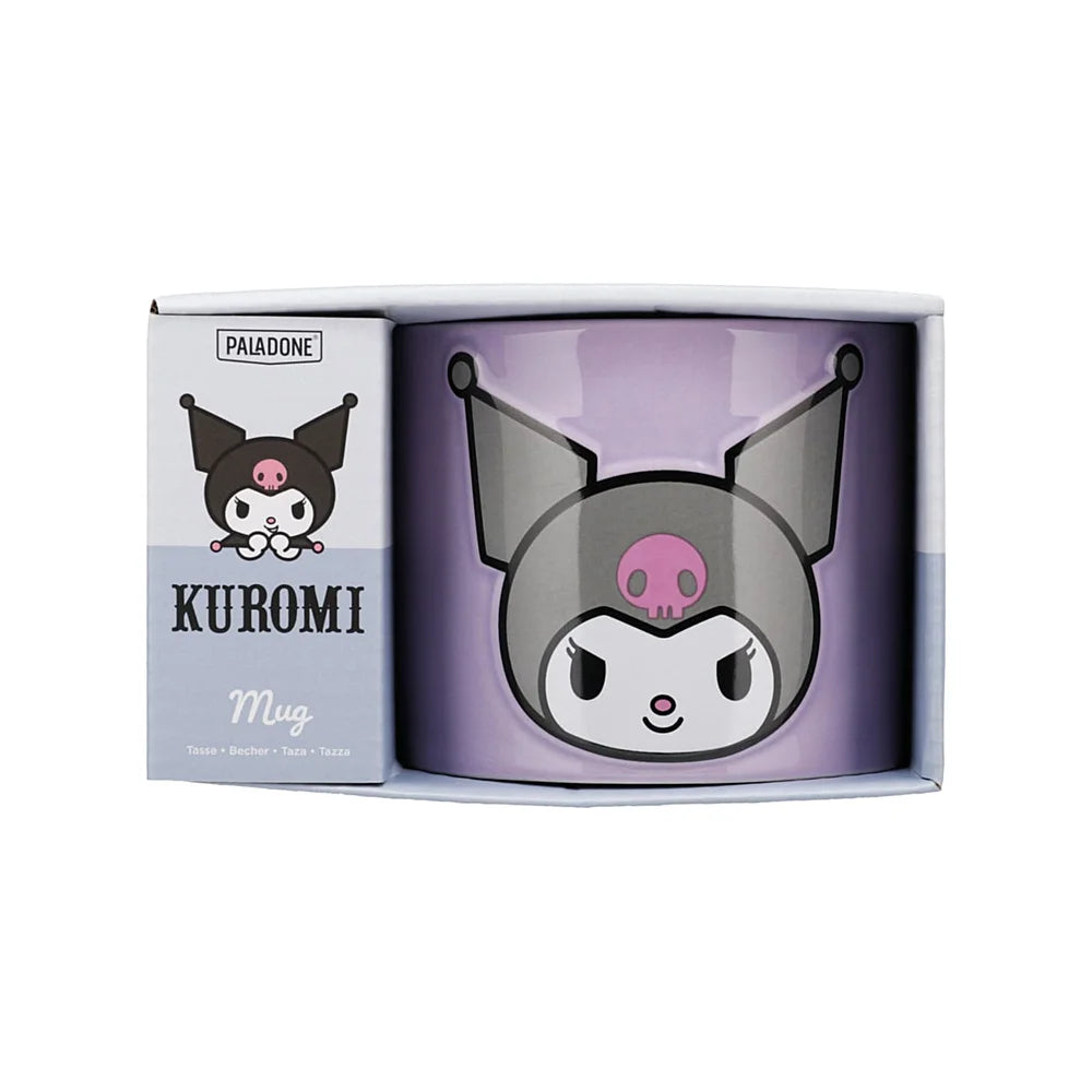 mok met kuromi print en paarse details