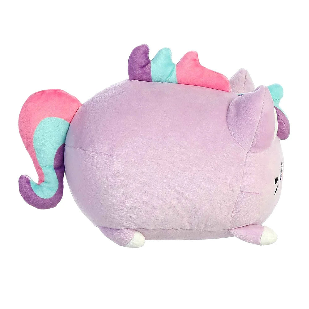geborduurd gezichtje van meowchi lavender dream