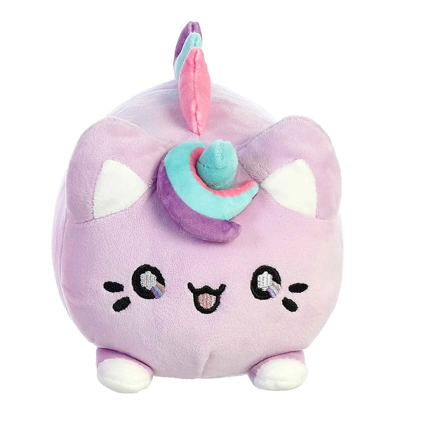 zacht paarse meowchi unicorn met hoorn