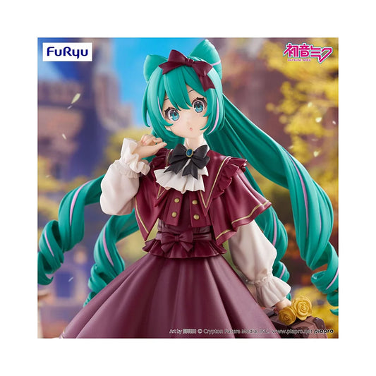 Officiële Hatsune Miku anime prize figure met koffer 1910’s stijl