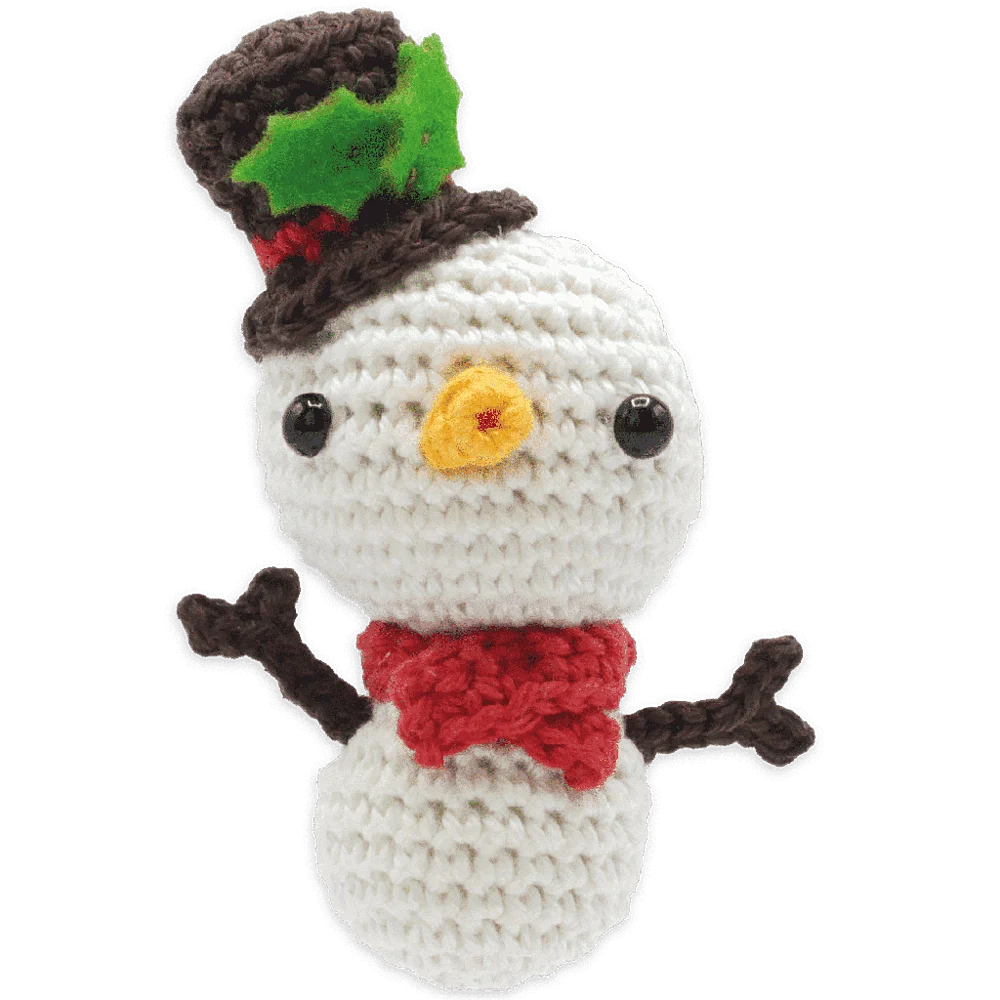 kawaii mini sneeuwpop haakpakket detail