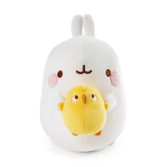 zachte witte Molang knuffel van 24 cm