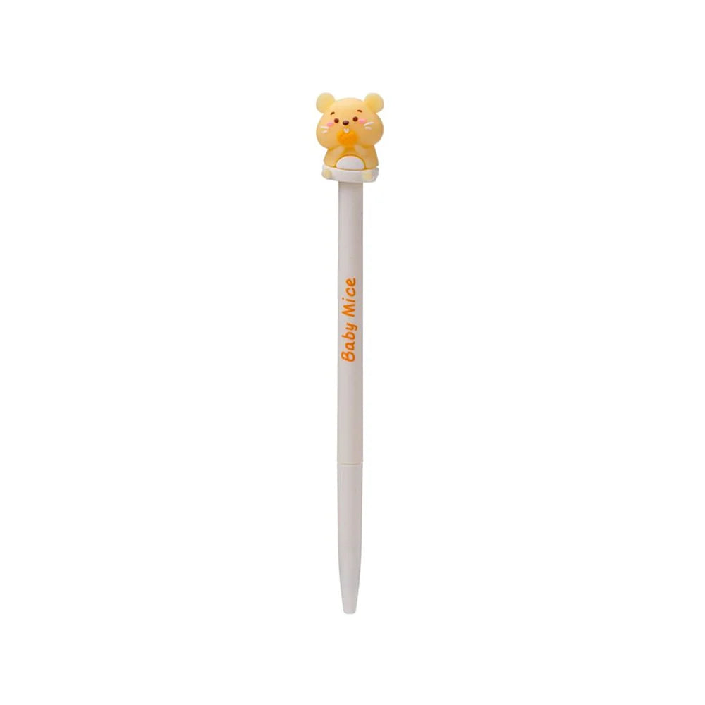 kawaii muizenpen in beige kleur