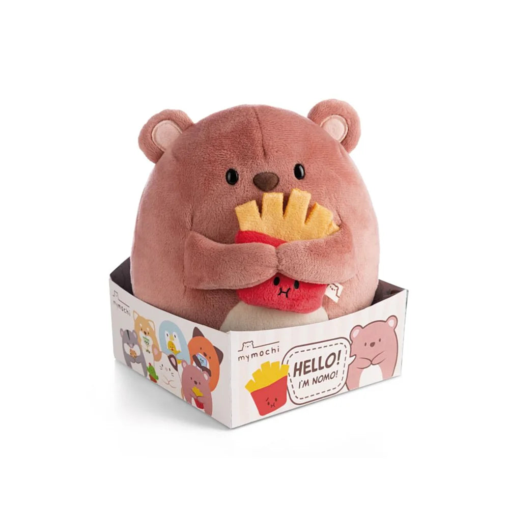 vrolijke knuffel mymochi beertje met snack