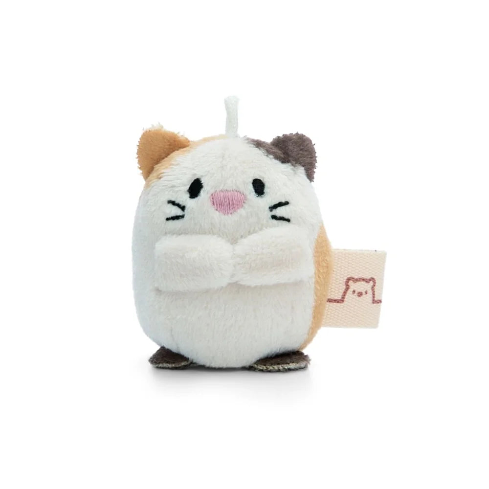 Mini MyMochi Angy de Kat hanger met pluizige oortjes en nieuwsgierig snoetje