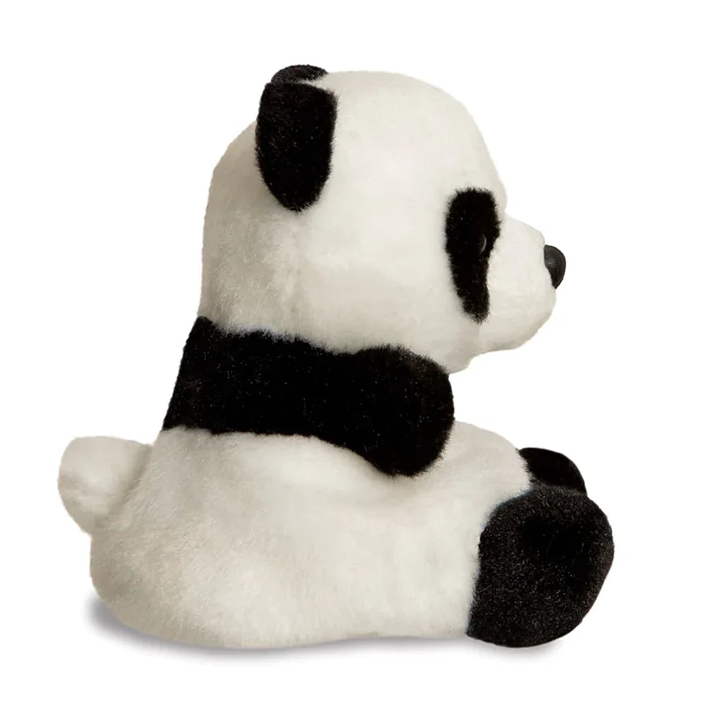fluffy panda knuffel van 12 cm