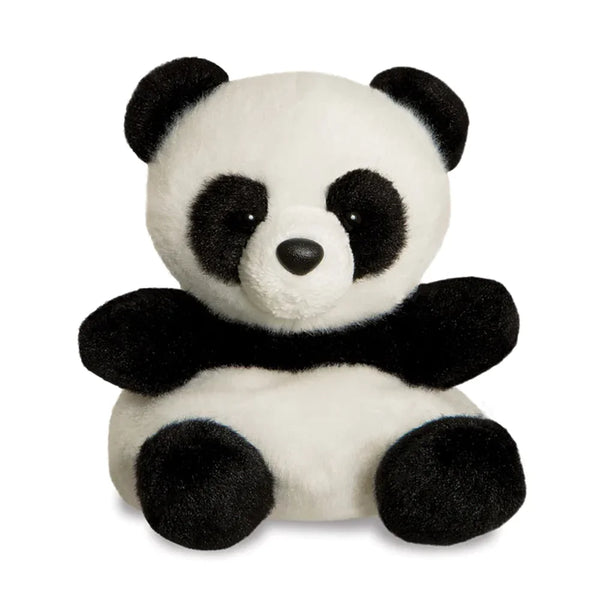 bamboo panda knuffel close-up