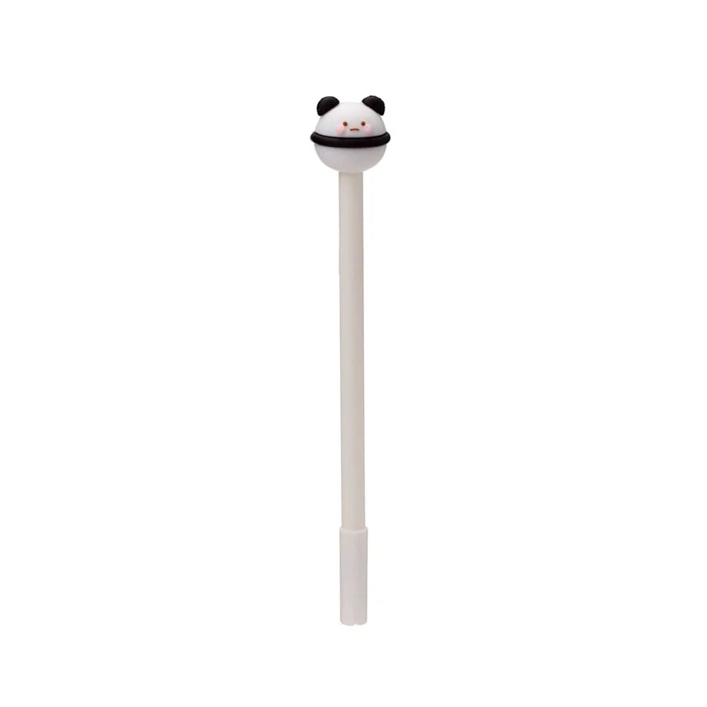 witte kawaii pen met planeet en dier
