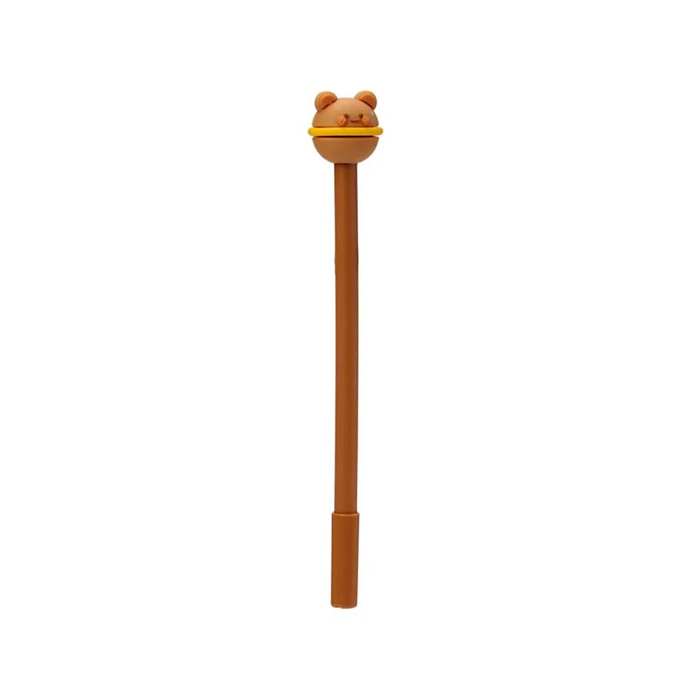 kawaii schrijfwaren pen met bruine planeet