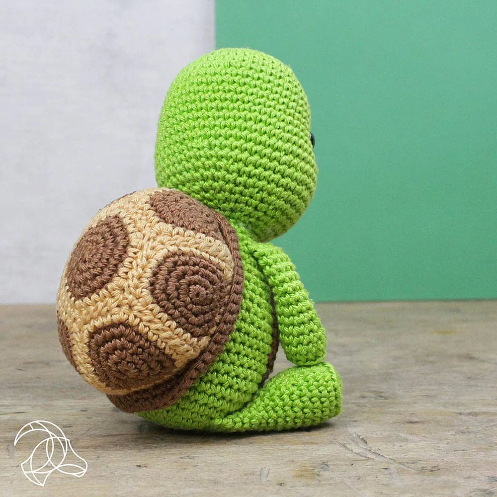 Siem Schildpad knuffel in natuurlijke kleuren