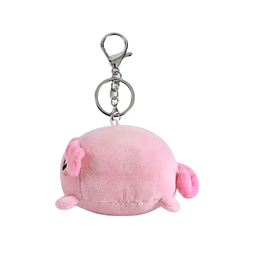 kawaii roze varkentje sleutelhanger van zacht pluche