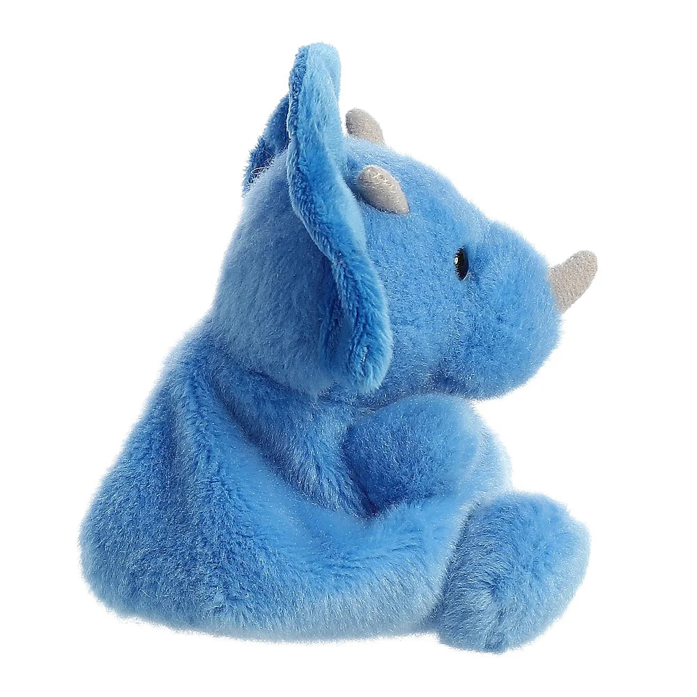handformaat dino Palm Pals knuffel met details