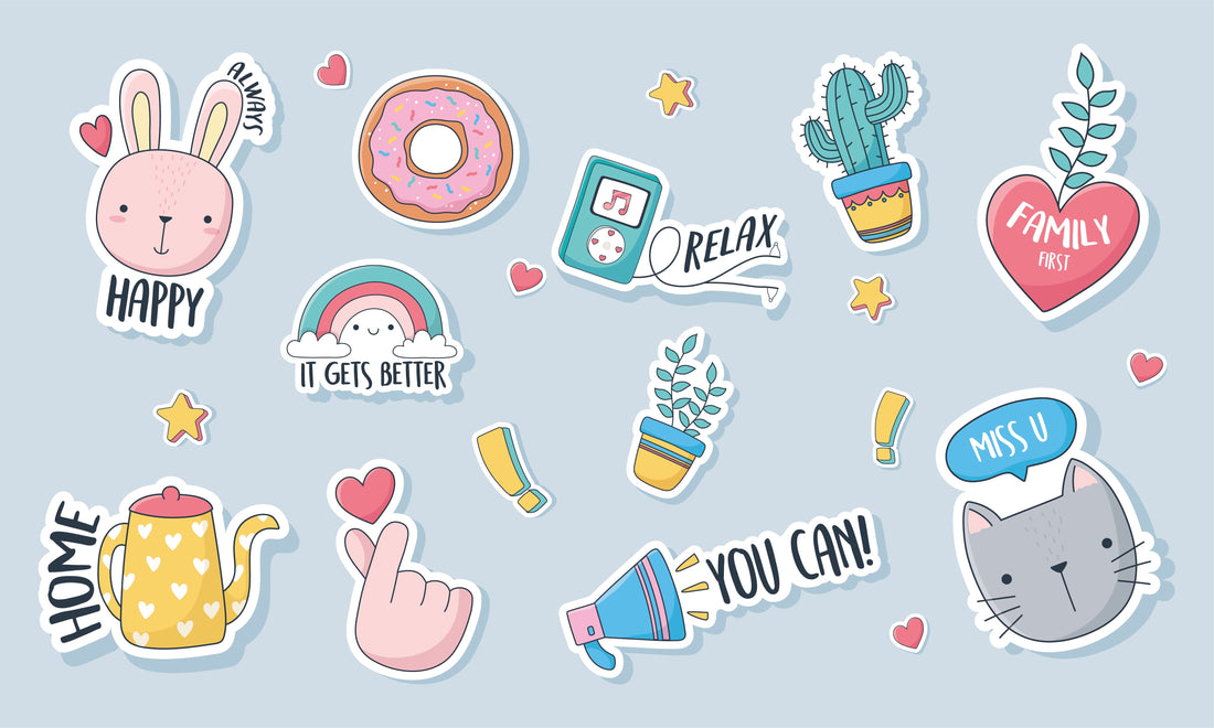 🌟 Stickers: Waarom kleine plakplaatjes ons zo blij maken ✨
