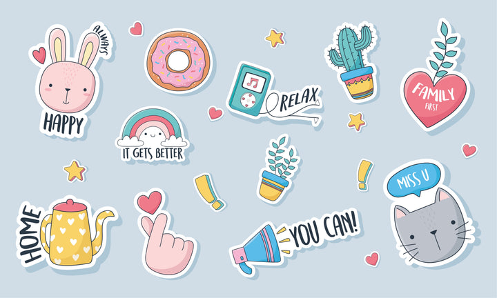 🌟 Stickers: Waarom kleine plakplaatjes ons zo blij maken ✨