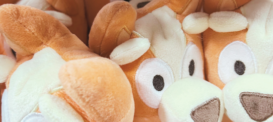 Bluey collection – Adorable plushies & fun accessories 🐾💙