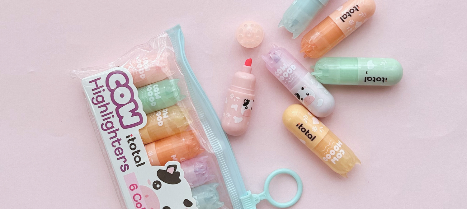 kawaii markers en stiften in etui