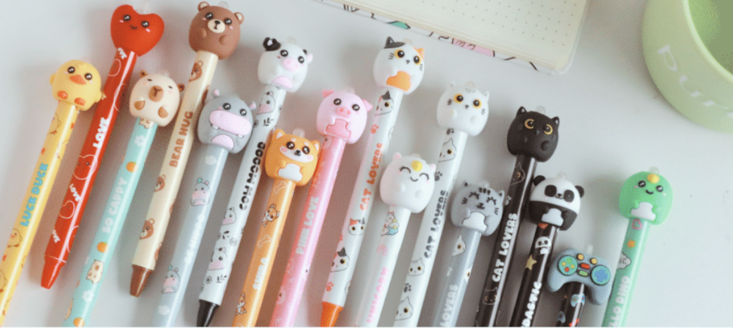 ✏️ Kawaii potloden – Schrijf, kleur en verzamel! 🌸✨