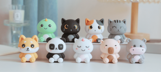 Kawaii erasers – cute, colorful & fun for your desk! 🍥🌈
