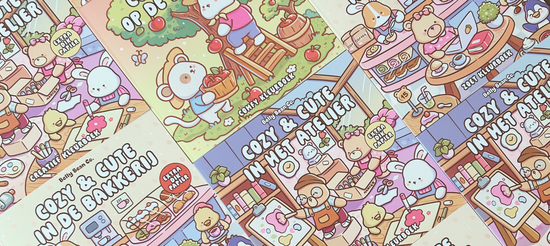 Belly Bean Co. cozy kleurboeken – speels, knus en vol ontspanning