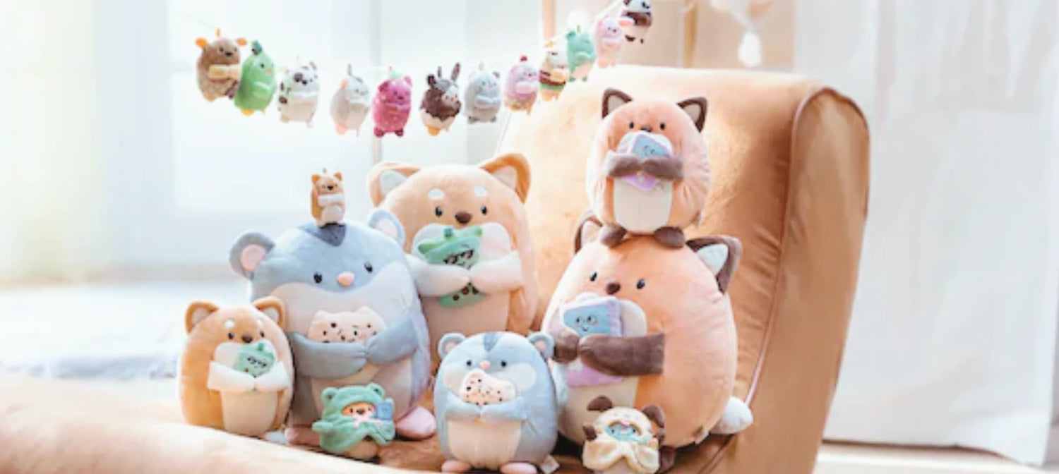 Kleine kawaii knuffels – Mini pluche vriendjes vol schattigheid! ✨🐰