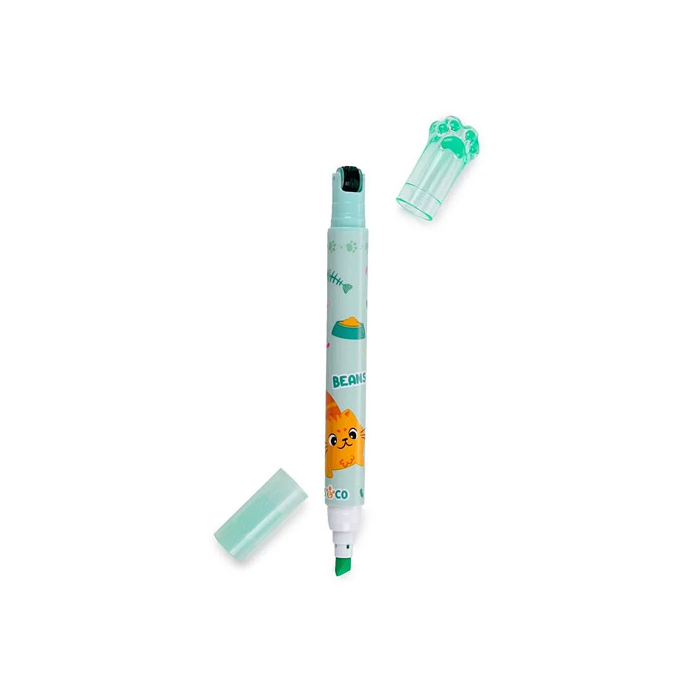 Beans and Co highlighter groene stift