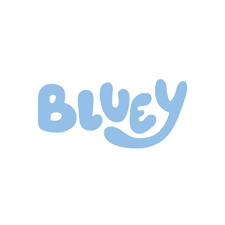 Logo van de tv serie van Bluey