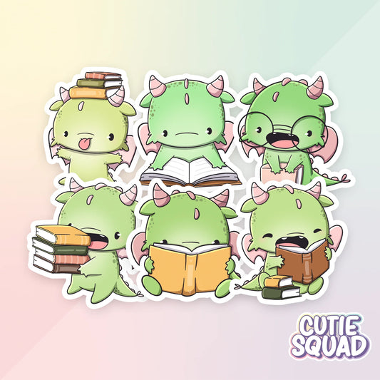 bookdragons compelte stickerset van cutiesquad 