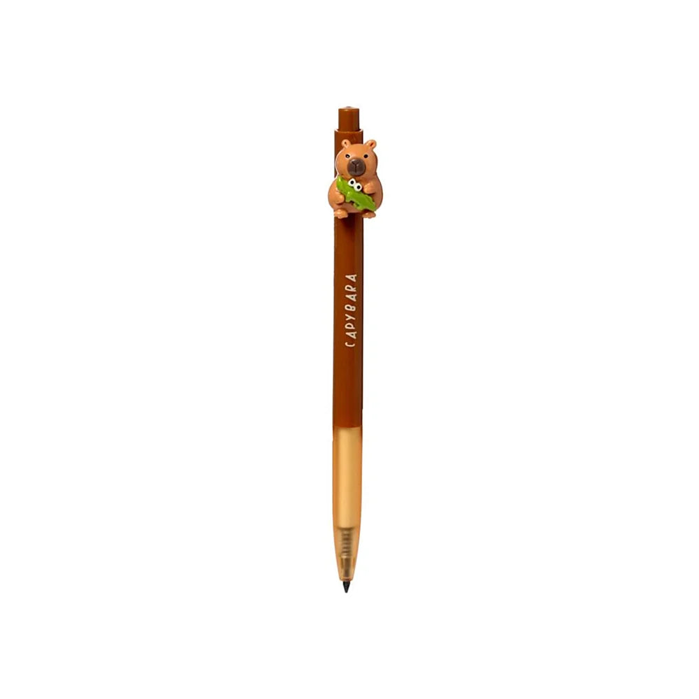 Cartoon Capybara Gel Pen 4 stks/set Kawaii Zwarte Inkt Gel Cartoon Capybara Gel Pen 4 stks/set Kawaii Zwarte Inkt Gel