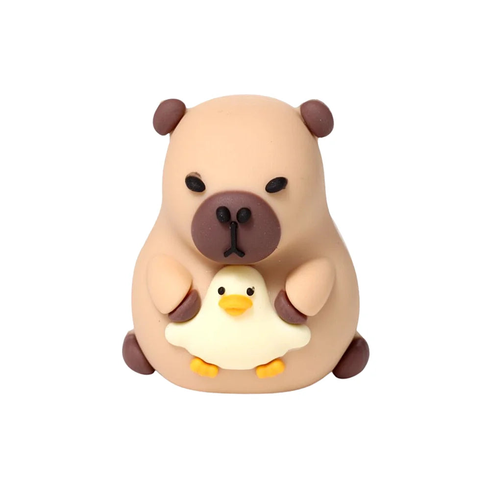 Capibara puntenslijper met eend