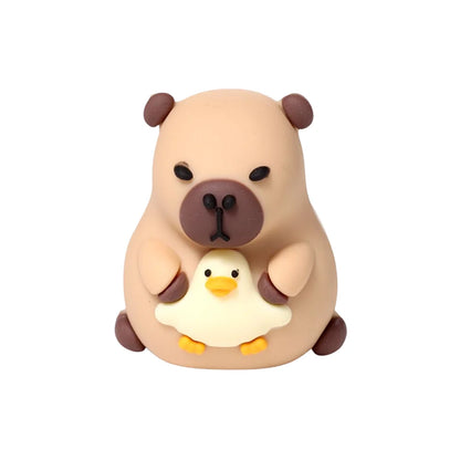 Capibara puntenslijper met eend