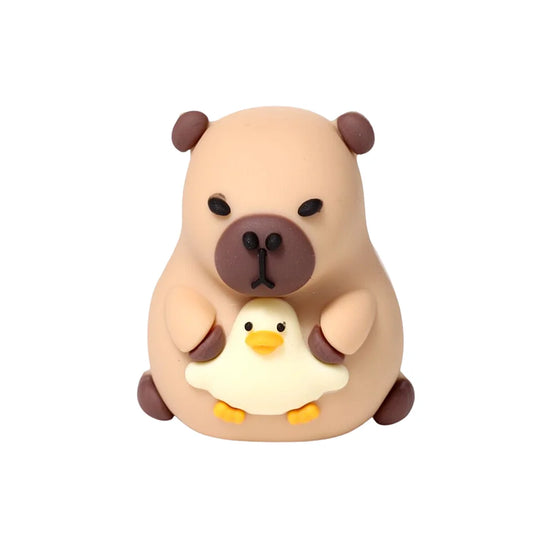 Capibara puntenslijper met eend