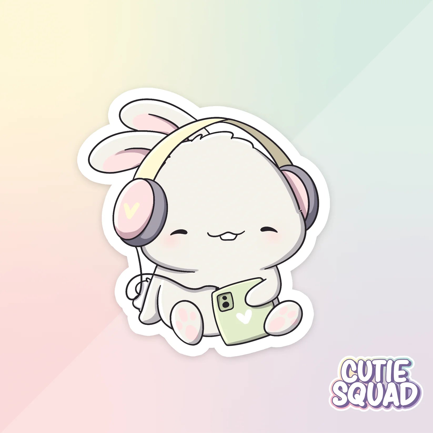 cozy bunnies sticker van cutiesquad met muziek