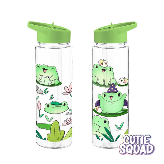 garden frogs waterfles van cutiesquad
