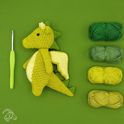 Amigurumi | Crochet kit Dragon Doris - 18 cm