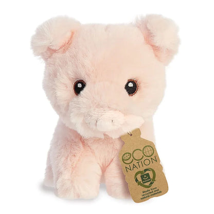 Eco Nation | Varkentje | knuffel 13 cm