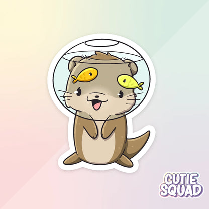 Fishy otters stickers - Kies je favoriet