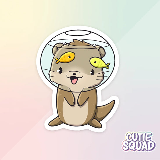 Fishy otters stickers - Kies je favoriet