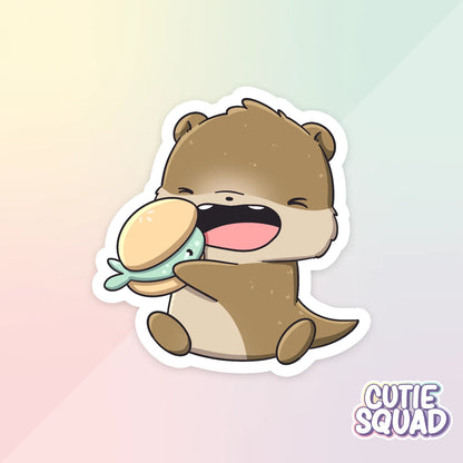 Fishy otters stickers - Kies je favoriet