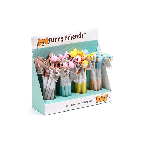Kleurrijke hamsterpen uit de Furry Friends collectie – kawaii en creatief