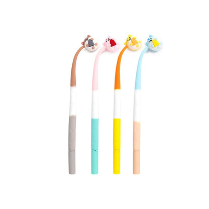 Speelse hamster wiebelt mee tijdens het schrijven met deze kawaii pen